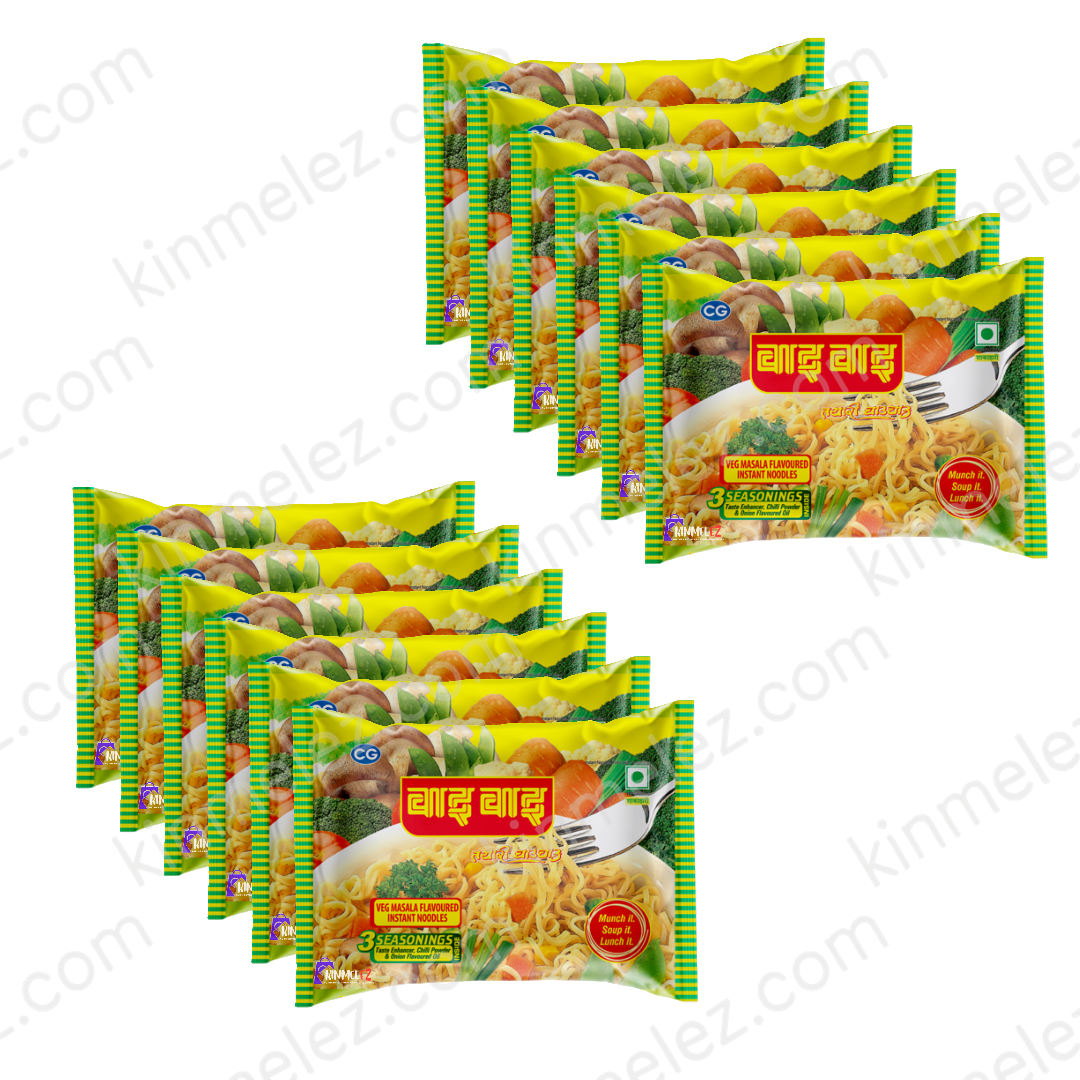 Wai Wai Veg Noodle 6pcs/12pcs/24pcs - Kinmel EZ